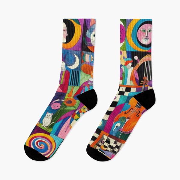 Item preview, Carnival of Whimsy – A Surreal Parade of Pattern and Play designed and sold by daweave77.