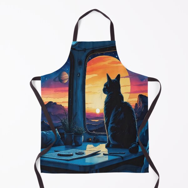 Item preview, Stargazing Cat Living in a Van designed and sold by EschatonGarden.