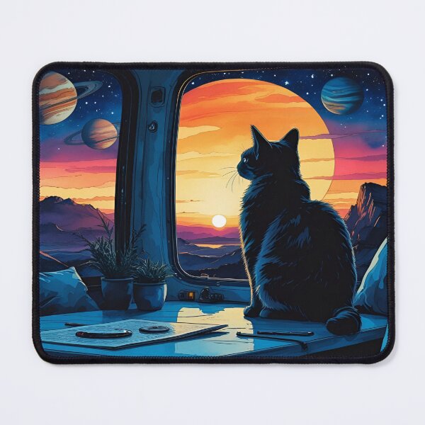 Item preview, Stargazing Cat Living in a Van designed and sold by EschatonGarden.