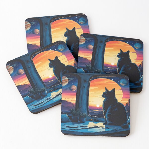 Item preview, Stargazing Cat Living in a Van designed and sold by EschatonGarden.