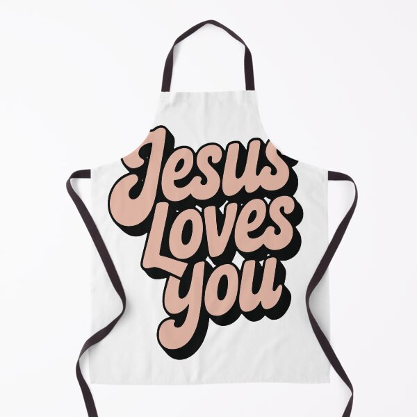Item preview, Jesus Loves You Typography Shirt designed and sold by AnixieInkShop.