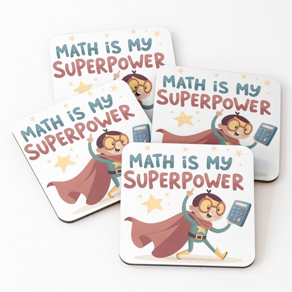 Item preview, math is my superpower designed and sold by GogoGrove.