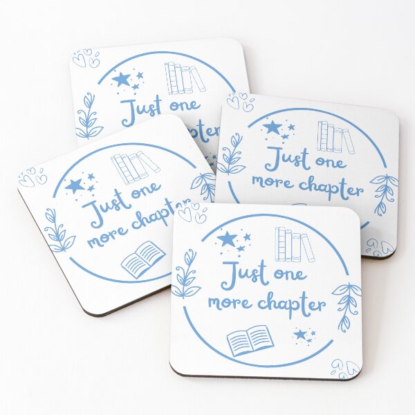 Item preview, “Just one more chapter” – bookish design · perfect gift for readers designed and sold by Life&Art.