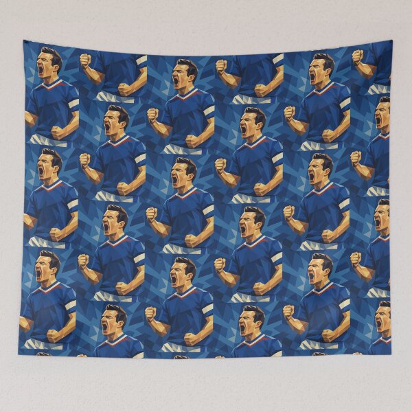 Item preview, Barry Ferguson Rangers Football Legend Fan Art designed and sold by kakarikihill.