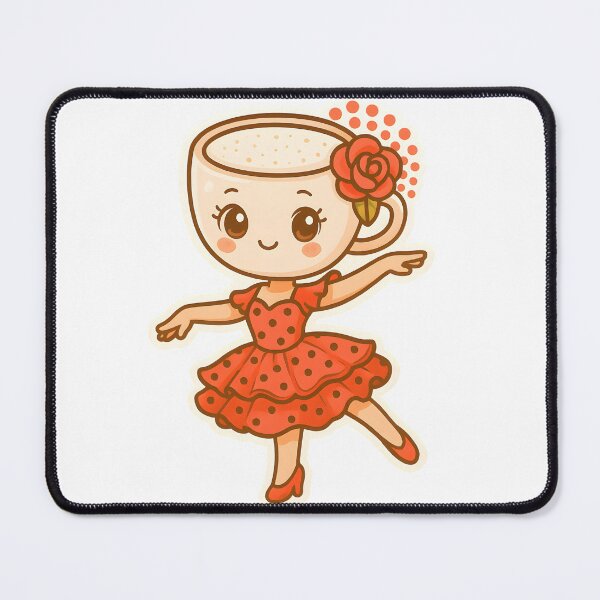 Item preview, Mojigata Horchata – Café Cuties Collection designed and sold by StoryWovenCo.