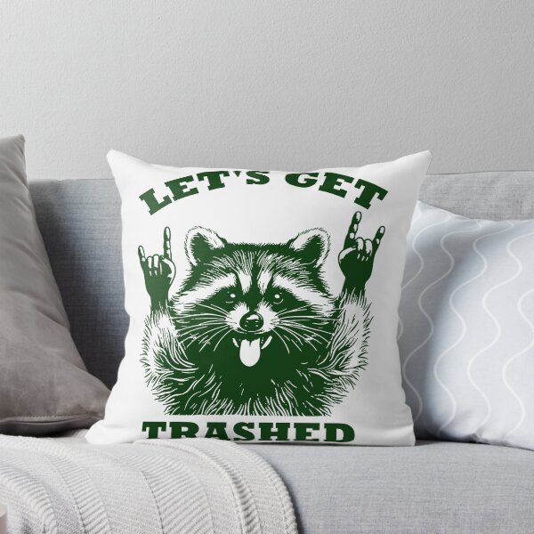 Item preview, Lets Get Trashed Raccoon Stuff Trash Panda Funny Raccon designed and sold by Frizz-Nie.
