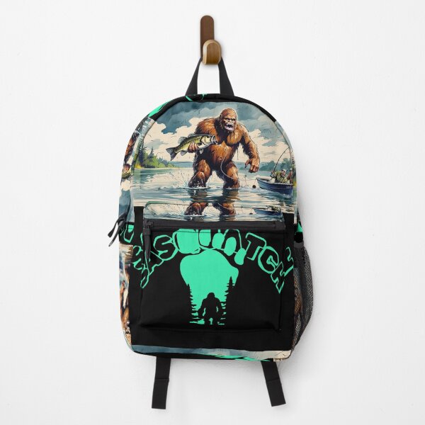 Item preview, Sasquatch Steals the Fishermen Largemouth Bass designed and sold by RodimusG1Art.