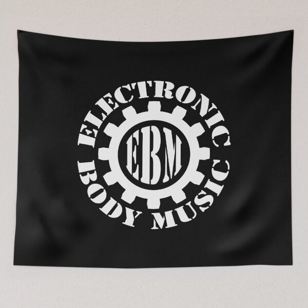 Item preview, Electronic Body Music EBM gear white designed and sold by lathspell.