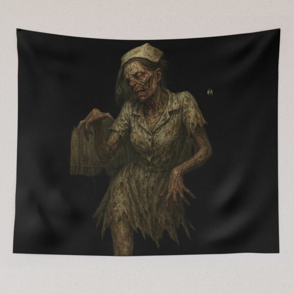 Item preview, Creepy Silent Nurse – Horror Nurse Character  designed and sold by Uglyandcute.