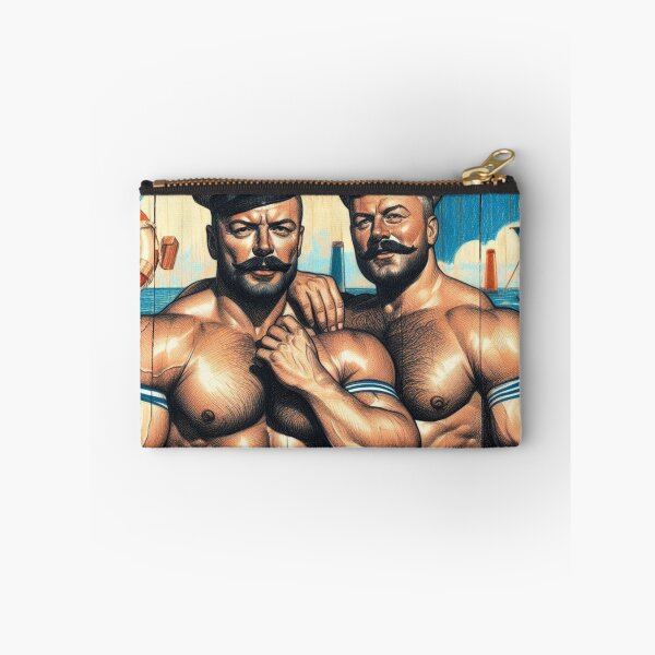Item preview, 1920s French Vintage Gay Sailors Gay Bear Pride Graphic Design designed and sold by ItsAKinkThing.
