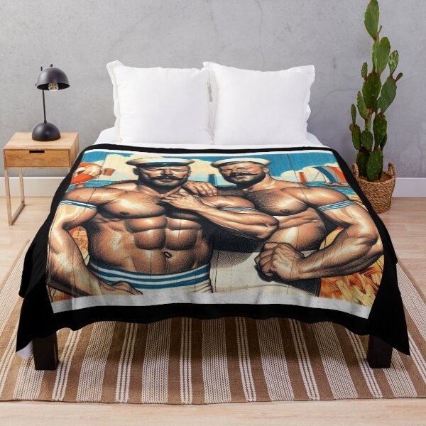 Item preview, 1920s French Vintage Gay Sailors Gay Bear Pride Graphic Design designed and sold by ItsAKinkThing.
