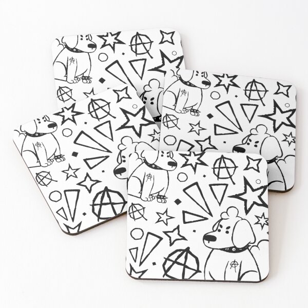 Item preview, PUNK DOG pattern designed and sold by Nevermind-artss.