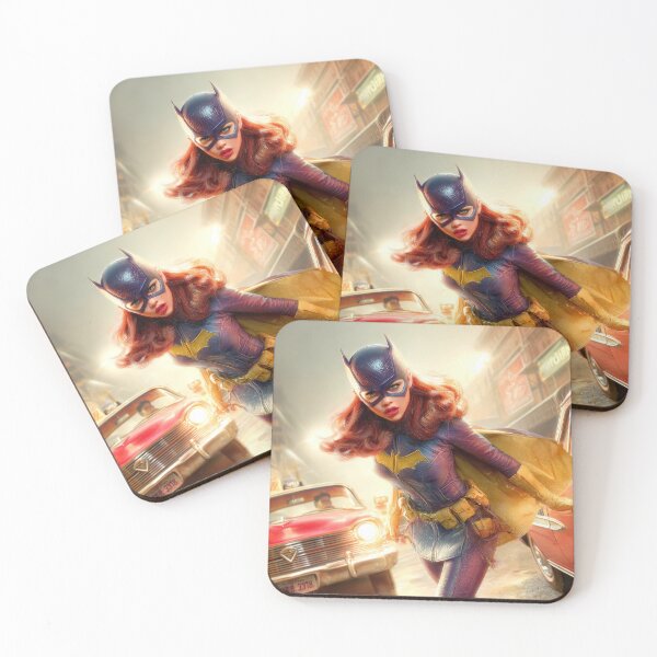Item preview, Retro Superhero Batgirl - 1970s Vintage Comic Book Style designed and sold by DeePat77.