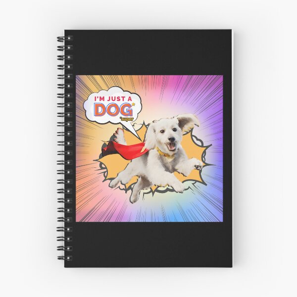 Item preview, Krypto the Super Dog - I'm just a dog* (with colorful background) designed and sold by Sototos® ⭐⭐⭐⭐⭐.