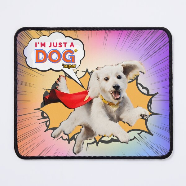 Item preview, Krypto the Super Dog - I'm just a dog* (with colorful background) designed and sold by Sototos® ⭐⭐⭐⭐⭐.