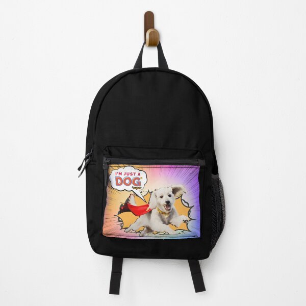 Item preview, Krypto the Super Dog - I'm just a dog* (with colorful background) designed and sold by Sototos® ⭐⭐⭐⭐⭐.
