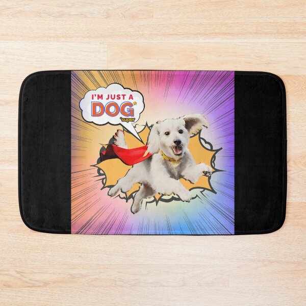 Item preview, Krypto the Super Dog - I'm just a dog* (with colorful background) designed and sold by Sototos® ⭐⭐⭐⭐⭐.