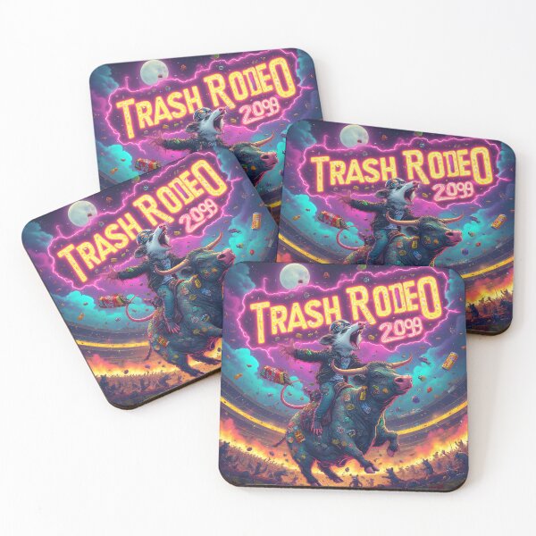 Item preview, Trash Rodeo 2099 – Epic Possum Chaos T-Shirt designed and sold by JonHale.