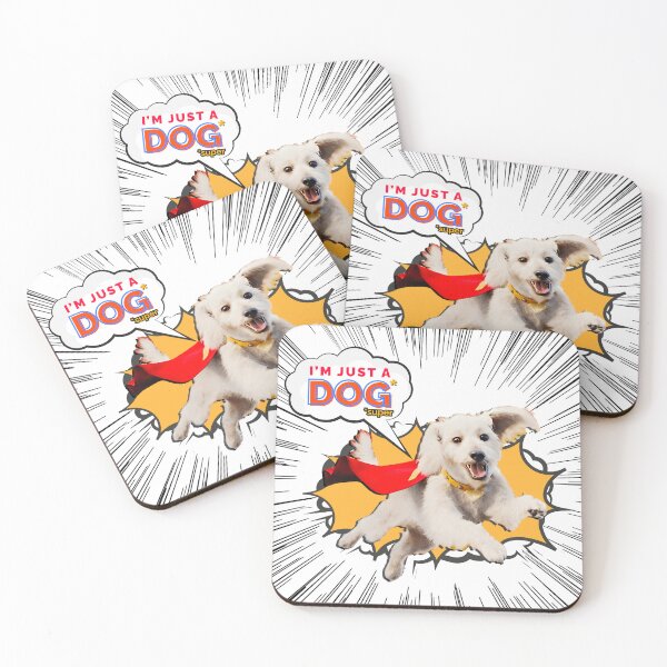 Item preview, Krypto the Super Dog - I'm just a dog* (blank background) designed and sold by Sototos® ⭐⭐⭐⭐⭐.