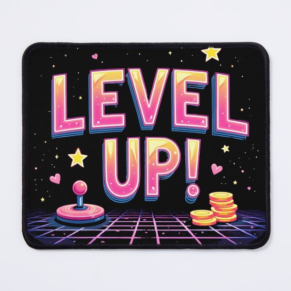 Item preview, “Level Up – Retro Pixel Arcade Vibes” designed and sold by Cullinan Art.