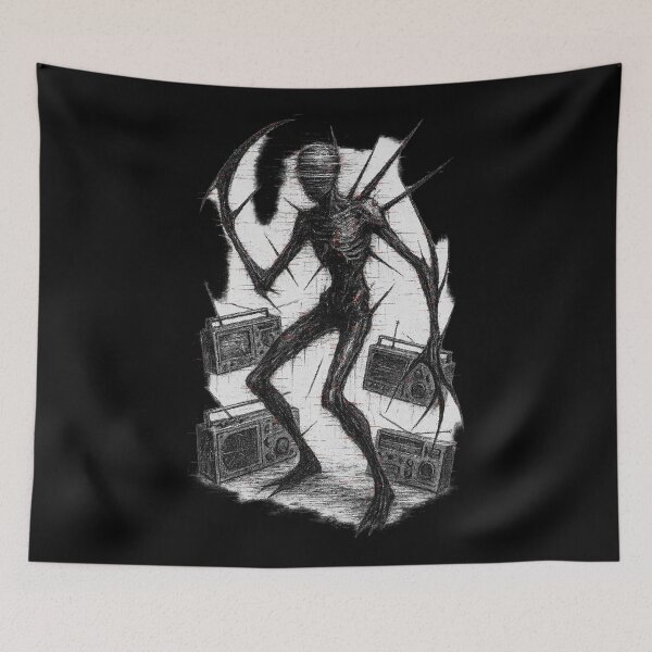 Item preview, Radio Static Demon – Glitchcore Horror designed and sold by Uglyandcute.