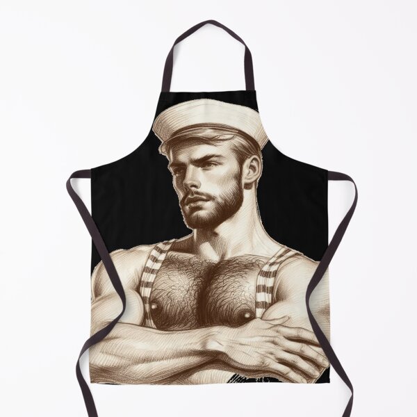 Item preview, 1940s Vintage Sailor "Deep Seas" San Francisco Tom of Finland Tribute Gay Pride Graphic Design designed and sold by ItsAKinkThing.