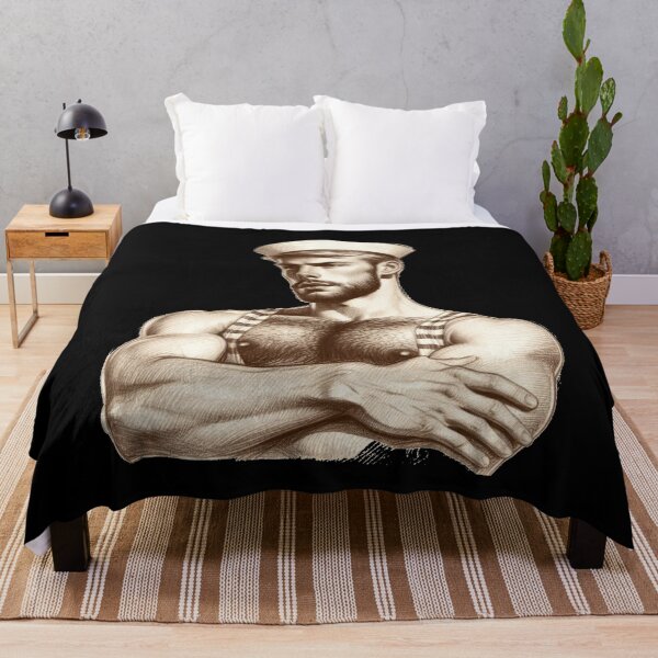 Item preview, 1940s Vintage Sailor "Deep Seas" San Francisco Tom of Finland Tribute Gay Pride Graphic Design designed and sold by ItsAKinkThing.