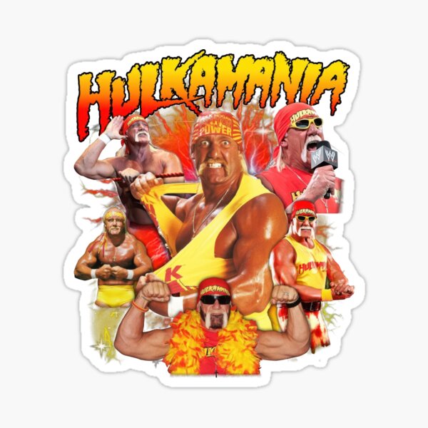 Item preview, Vintage Wrestling Legend Hulkamania Hulk Hogan Tribute designed and sold by MoaniArt.