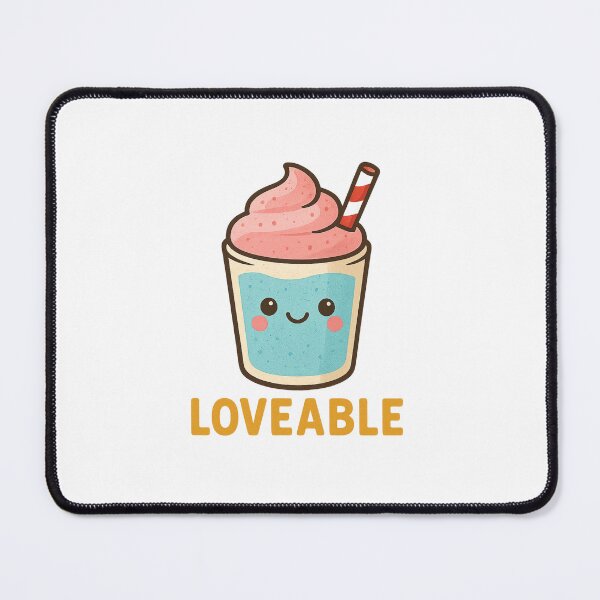 Item preview, Cute smiling milkshake character designed and sold by SkyR1v3r.
