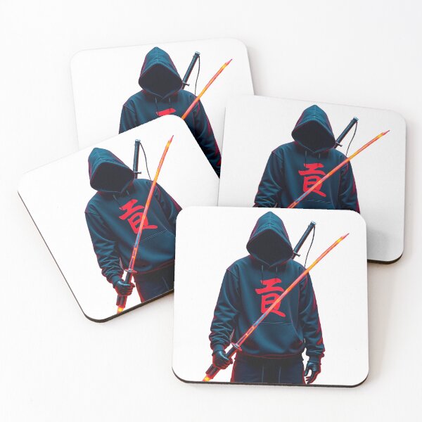 Item preview, “Urban Samurai – Neon Graffiti Warrior” designed and sold by Cullinan Art.