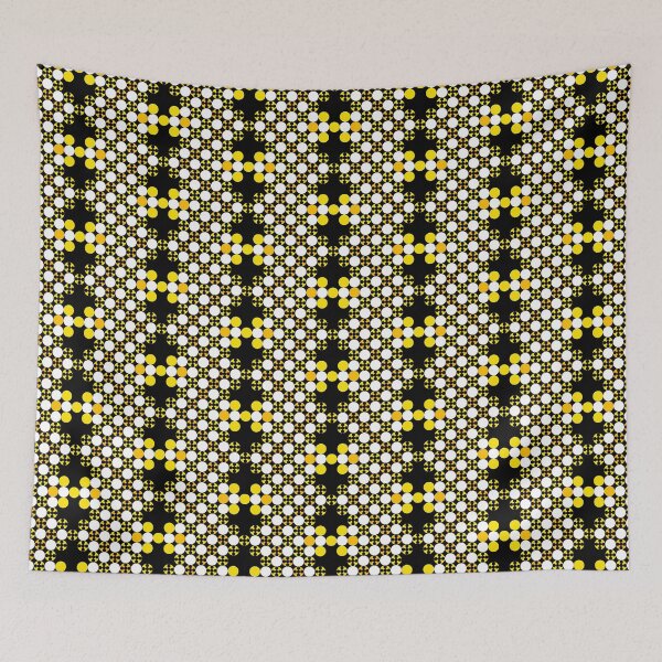 Item preview, Goldenrod Pixel Dot Ethnic Seamless Pattern designed and sold by Khwanchai.