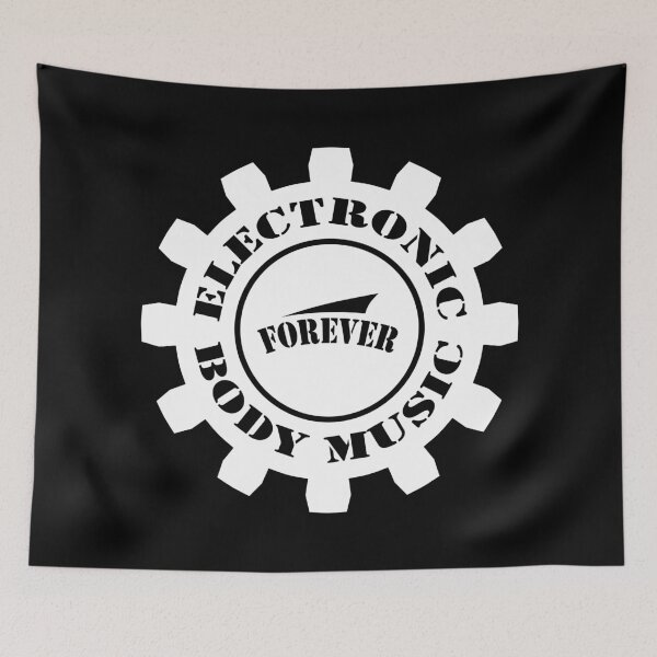 Item preview, Electronic Body Music Forever EBM Gear White V2 designed and sold by lathspell.