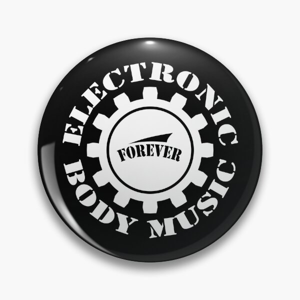 Artikelvorschau, Electronic Body Music Forever EBM Zahnrad weiß entworfen und verkauft von lathspell.