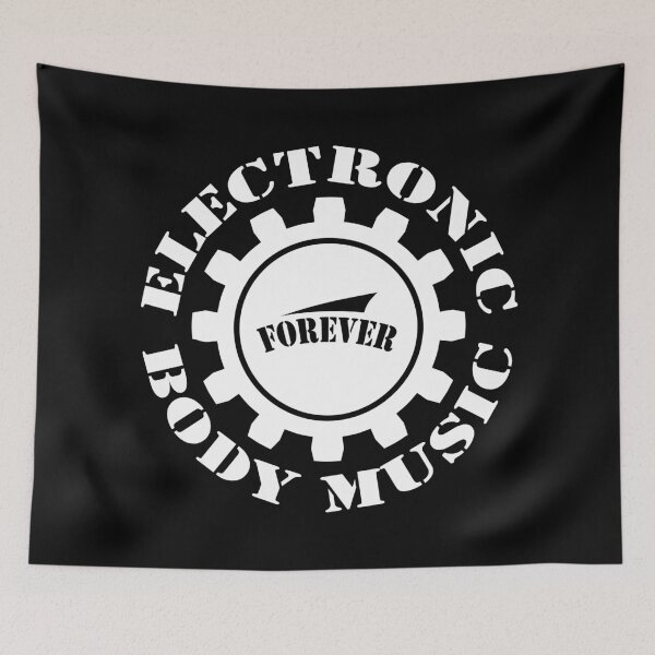 Item preview, Electronic Body Music Forever EBM Gear White designed and sold by lathspell.