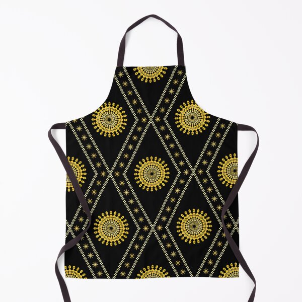 Item preview, Goldenrod Pixel Mandala Star Seamless Pattern designed and sold by Khwanchai.