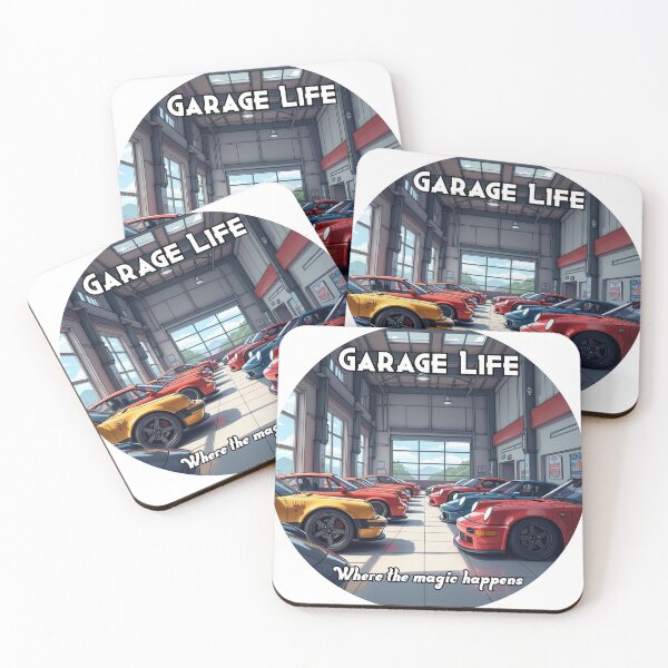 Item preview, Garage Life, Where the Magic Happens designed and sold by RacerCatBrand.