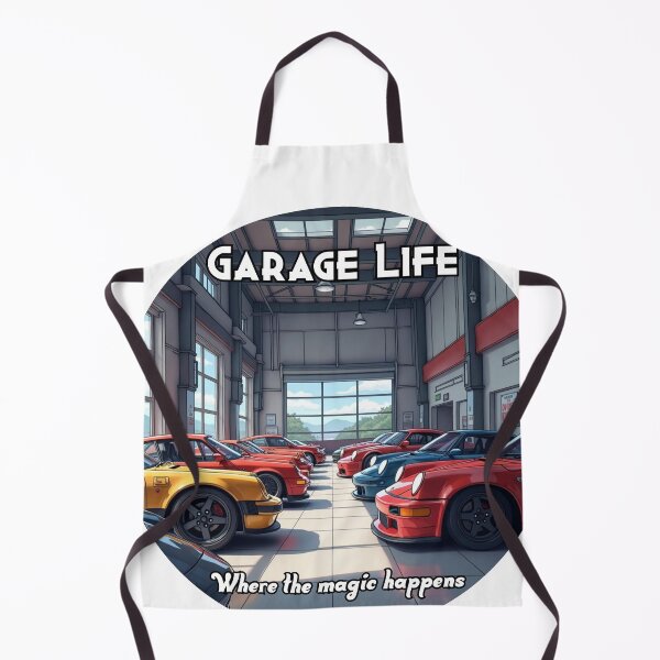 Item preview, Garage Life, Where the Magic Happens designed and sold by RacerCatBrand.