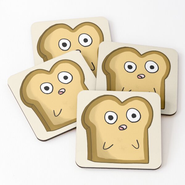 Item preview, Funny Bread Cartoon Illustration designed and sold by Rrroga.