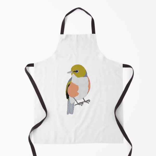 Item preview, Australian Bird Silvereye Illustration designed and sold by SylviaClareBirdArt.