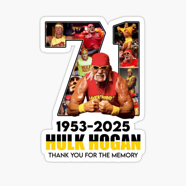 Item preview, Thank You For The Memories Hulk Hogan - Wrestling Legend Tribute 71 Hulkamania designed and sold by MoaniArt.