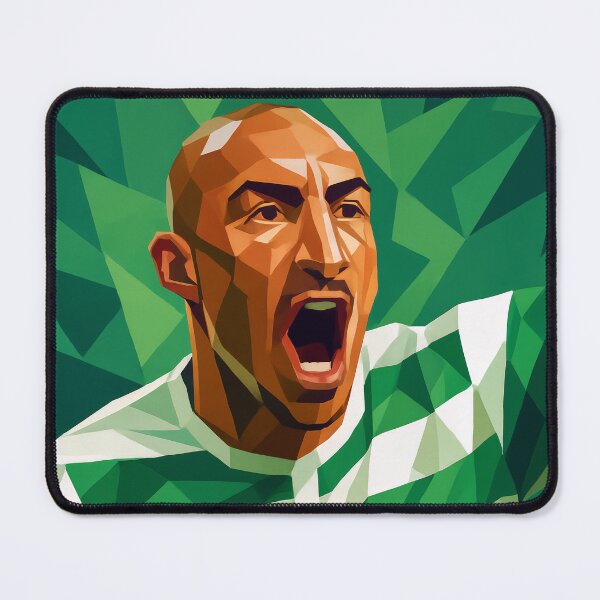 Item preview, Henrik Larsson Celtic Football Legend Fan Art designed and sold by kakarikihill.