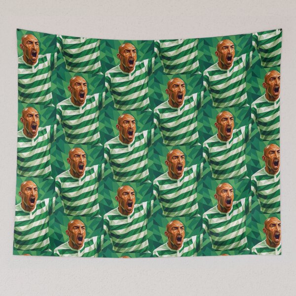 Item preview, Henrik Larsson Celtic Football Legend Fan Art designed and sold by kakarikihill.