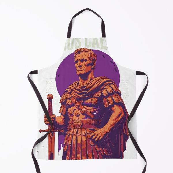 Item preview, Julius Caesar – Roman Emperor Illustration with Dates (100 BC – 44 BC) designed and sold by hakkimsyed.