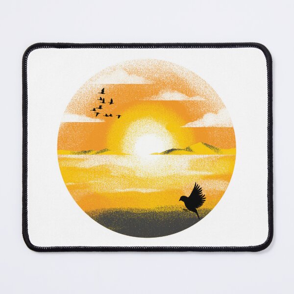 Item preview, Golden Horizon – Tranquil Sunset Artwork designed and sold by kaviyadesigns.