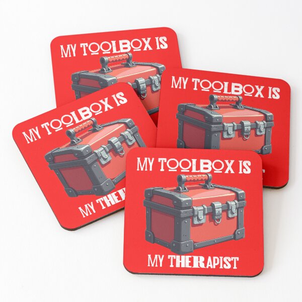 Item preview, My Toolbox Is My Therapist designed and sold by RacerCatBrand.