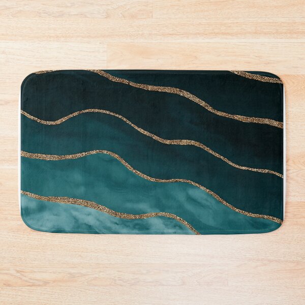 Item preview, Modern Amazing Blue And Teal Faux Malachite Marble  designed and sold by svarupa.