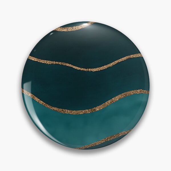 Item preview, Modern Amazing Blue And Teal Faux Malachite Marble  designed and sold by svarupa.
