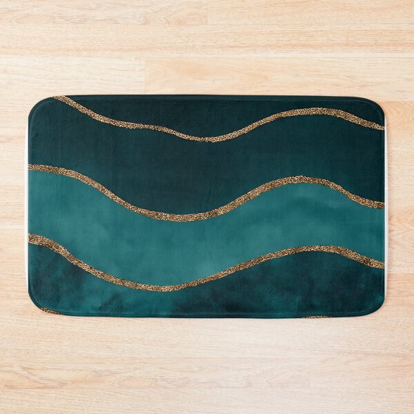 Item preview, Modern Amazing Blue And Teal Faux Malachite Marble  designed and sold by svarupa.