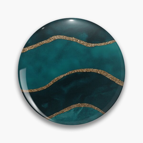 Item preview, Modern Amazing Blue And Teal Faux Malachite Marble  designed and sold by svarupa.