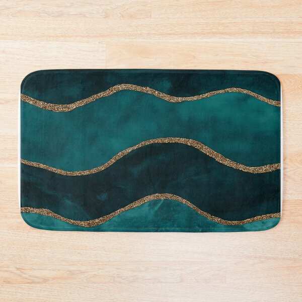 Item preview, Modern Amazing Blue And Teal Faux Malachite Marble  designed and sold by svarupa.